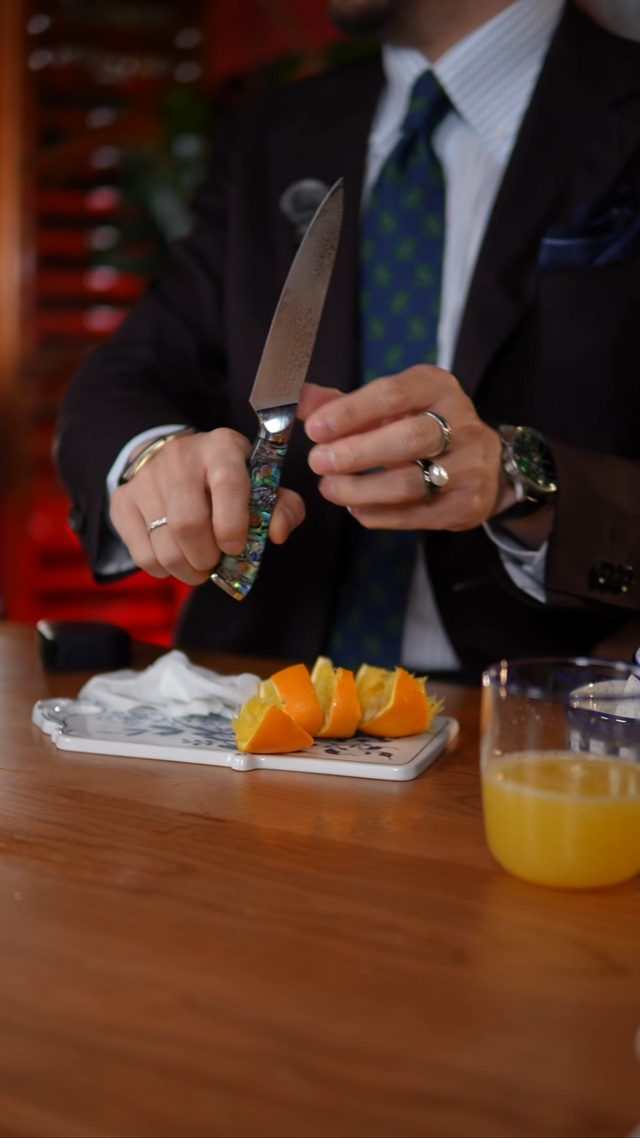 当代大马士革刀【水果刀】