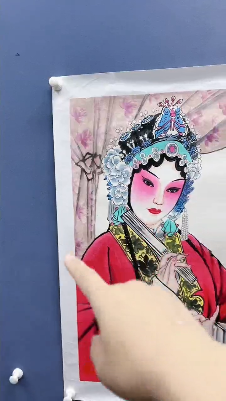 【闪购商品】绘画柳晓叶绘画3平尺戏曲人物