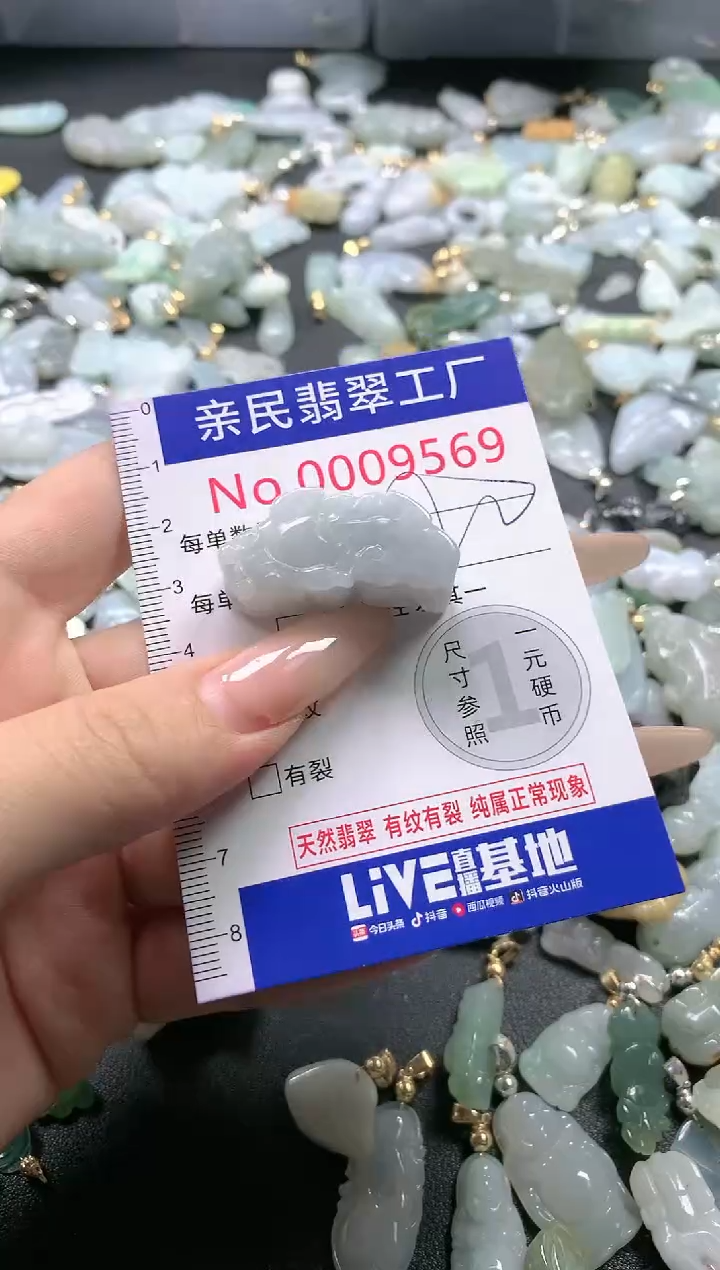 【闪购商品】翡翠吊坠(不含链)未镶嵌9569