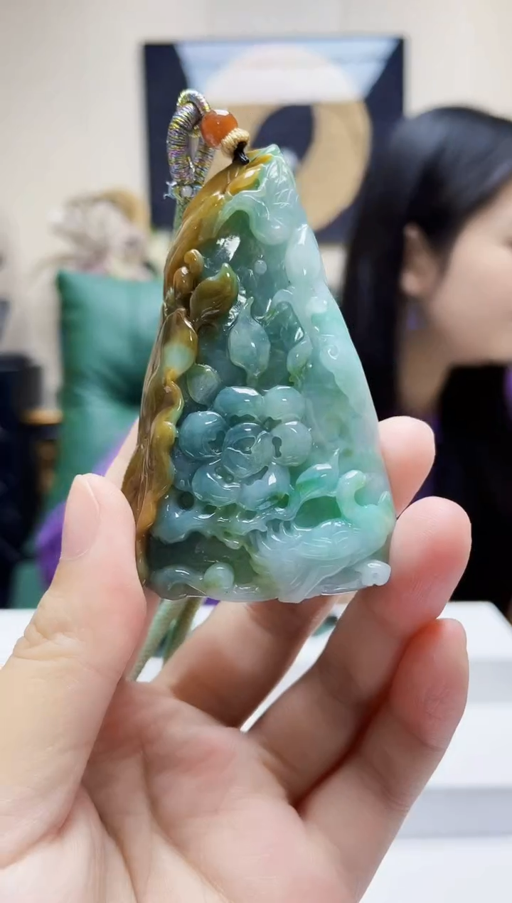 未镶嵌定制翡翠吊坠182