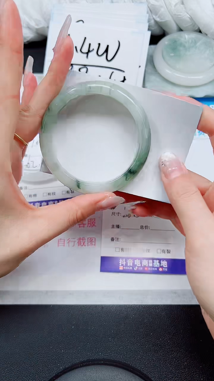 【闪购商品】石英质玉手镯未镶嵌A101-55`56`57`