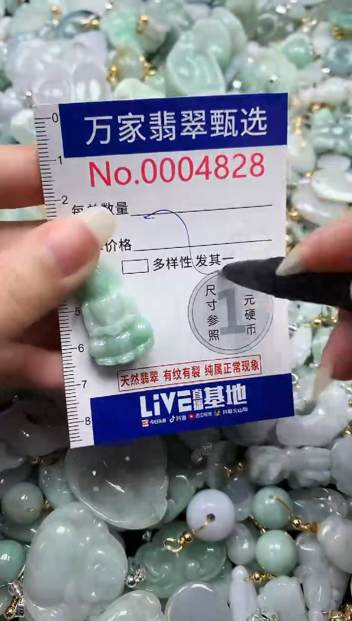 吊坠(不含链)未镶嵌翡翠4828