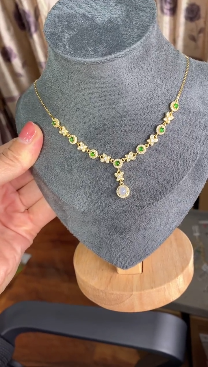 【闪购商品】翡翠戒指银S925镶嵌2222222     1