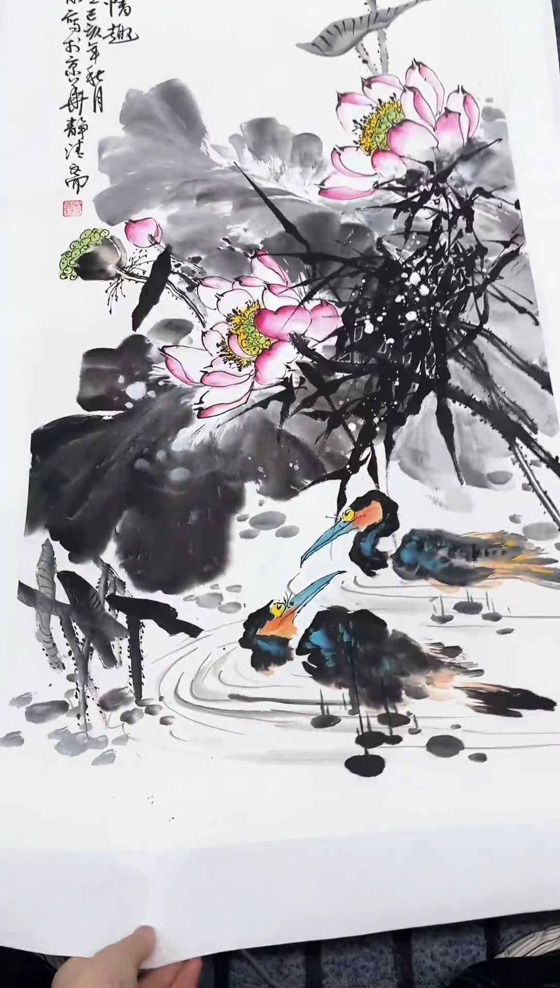 精品国画花鸟作品