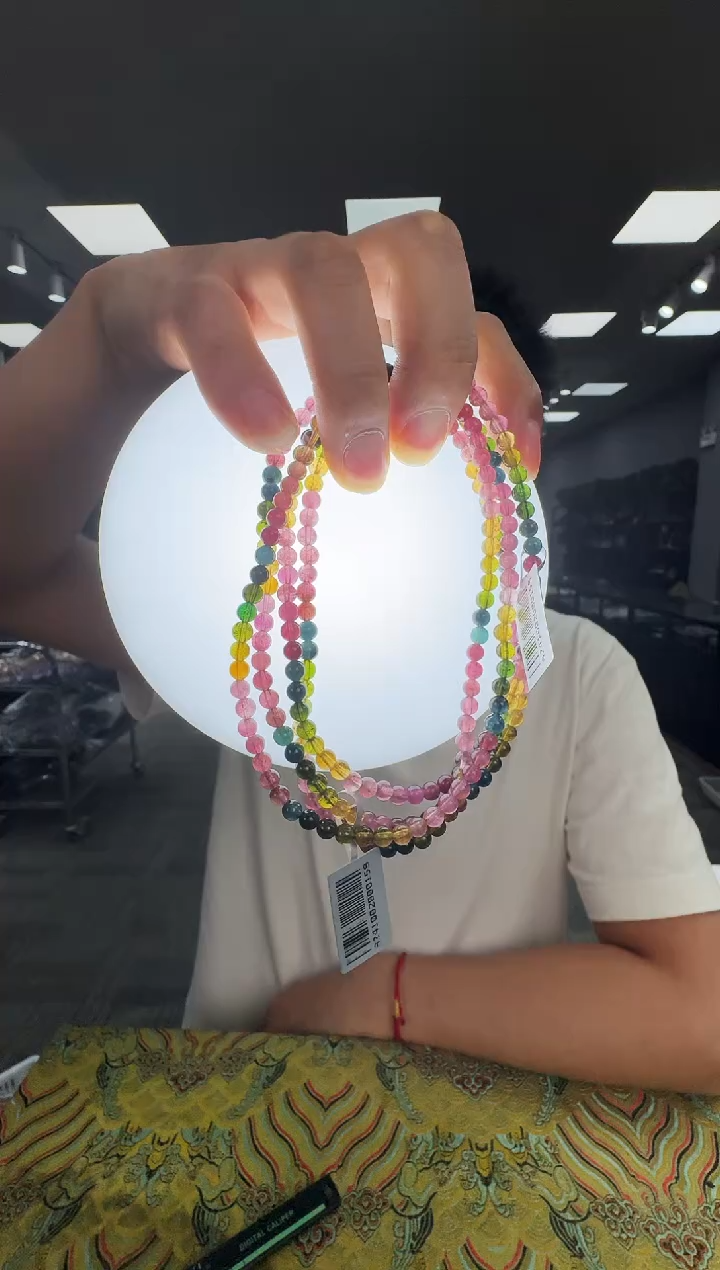 手链未镶嵌碧玺GD575 约4mm多样式发一件