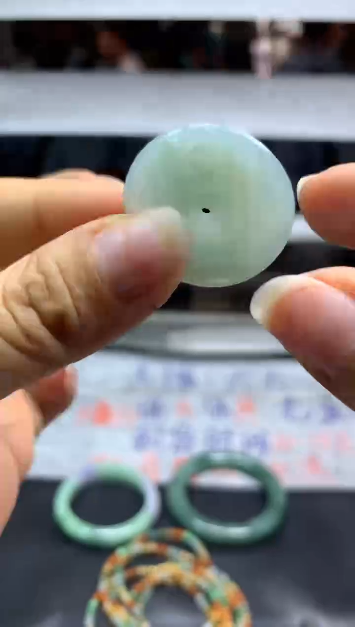 未镶嵌定制翡翠全5平安扣#69元多样性拍一发一毛货需抛光