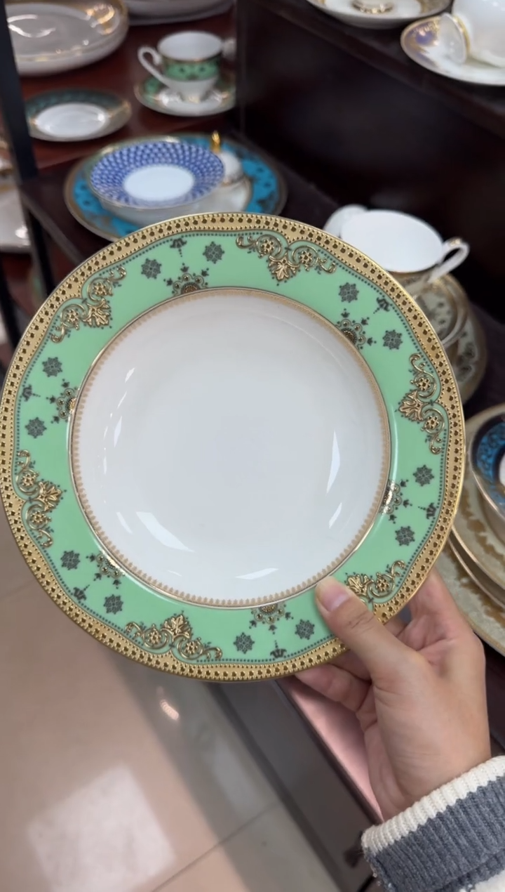 【闪购商品】瓷片8.5英寸草帽盘福利款