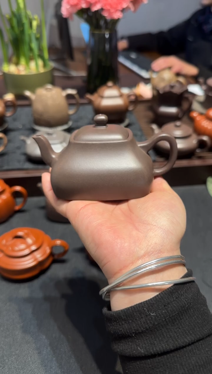 【闪购商品】紫砂茶壶风流宰相 天青