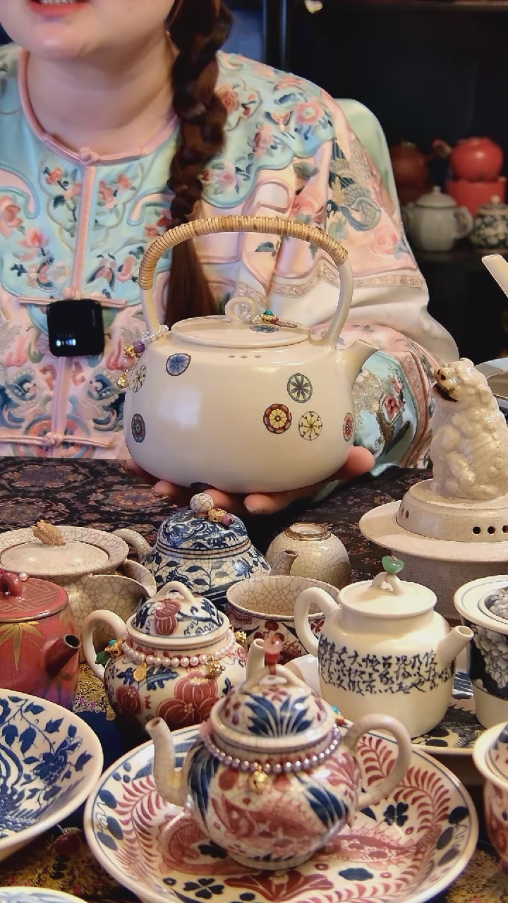 【闪购商品】茶具煮茶壶800毫升白泥可加热