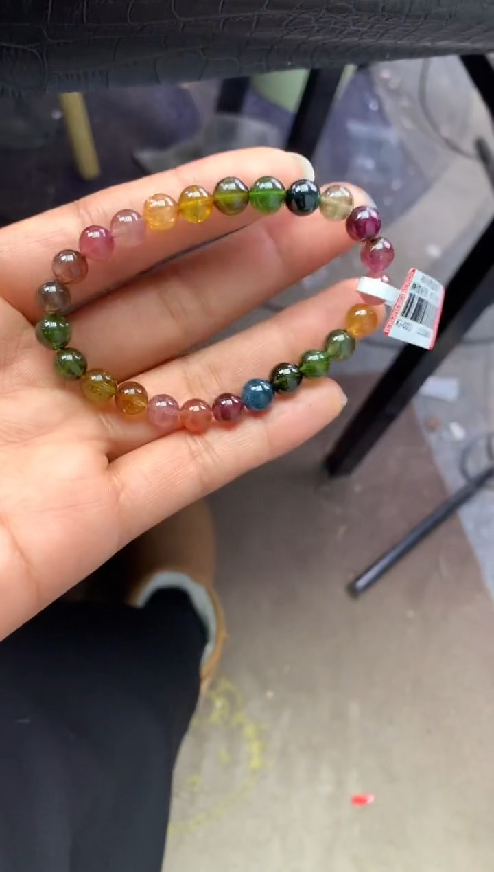 未镶嵌手串碧玺多样性发一条
