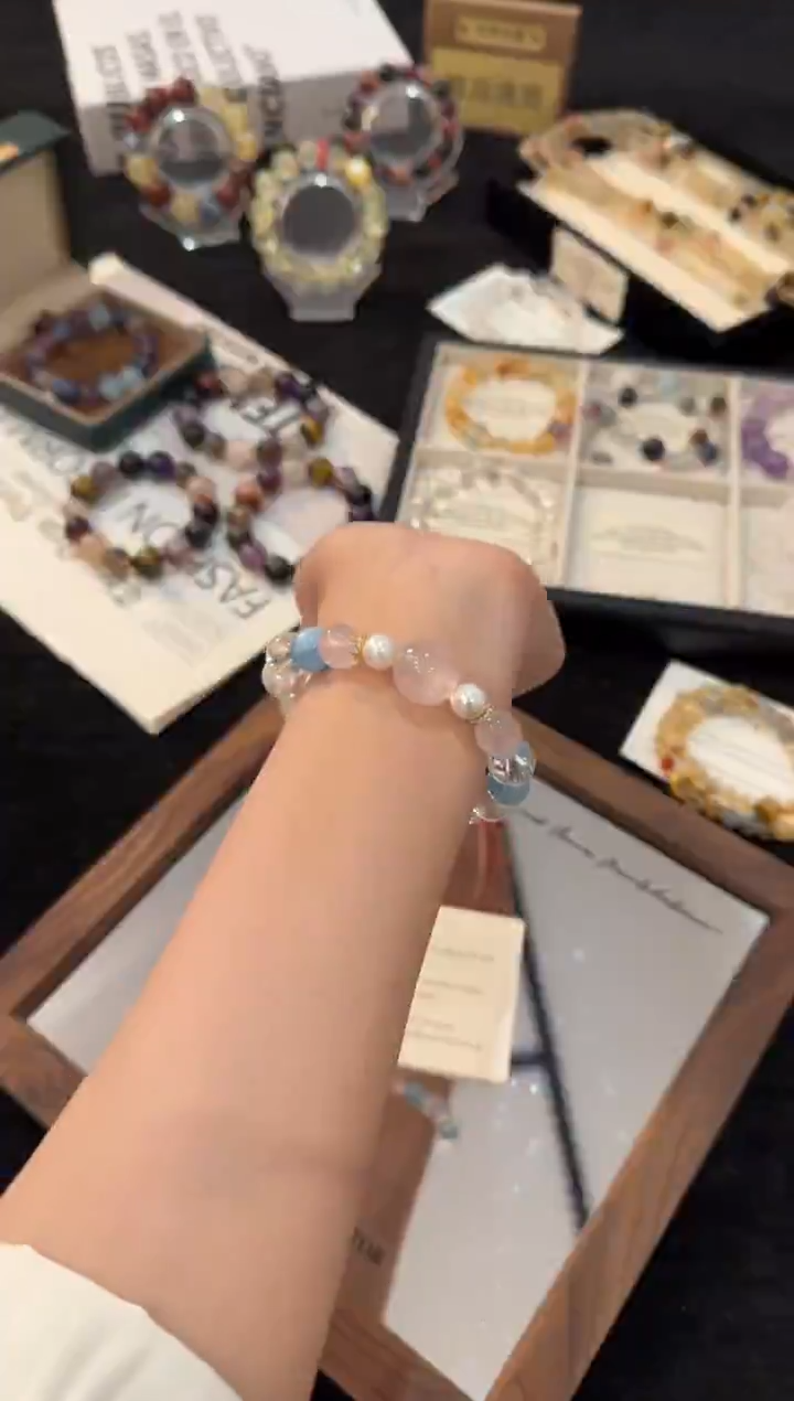合金手链水晶多宝x1982