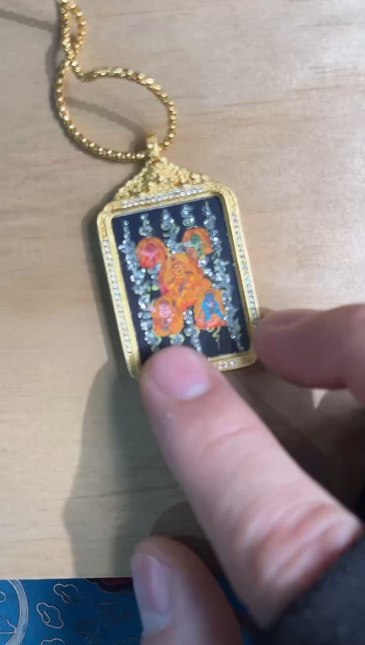 吊坠东东唐卡tk16