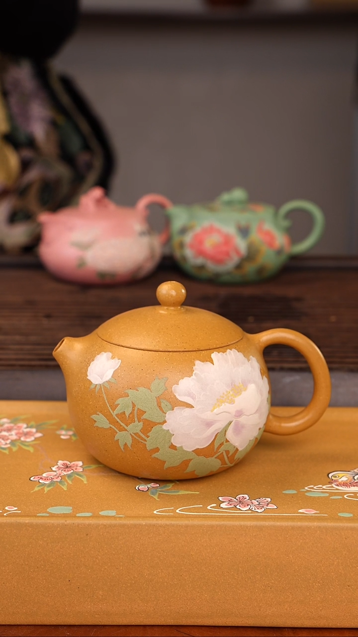 茶壶紫砂段泥牡丹西施