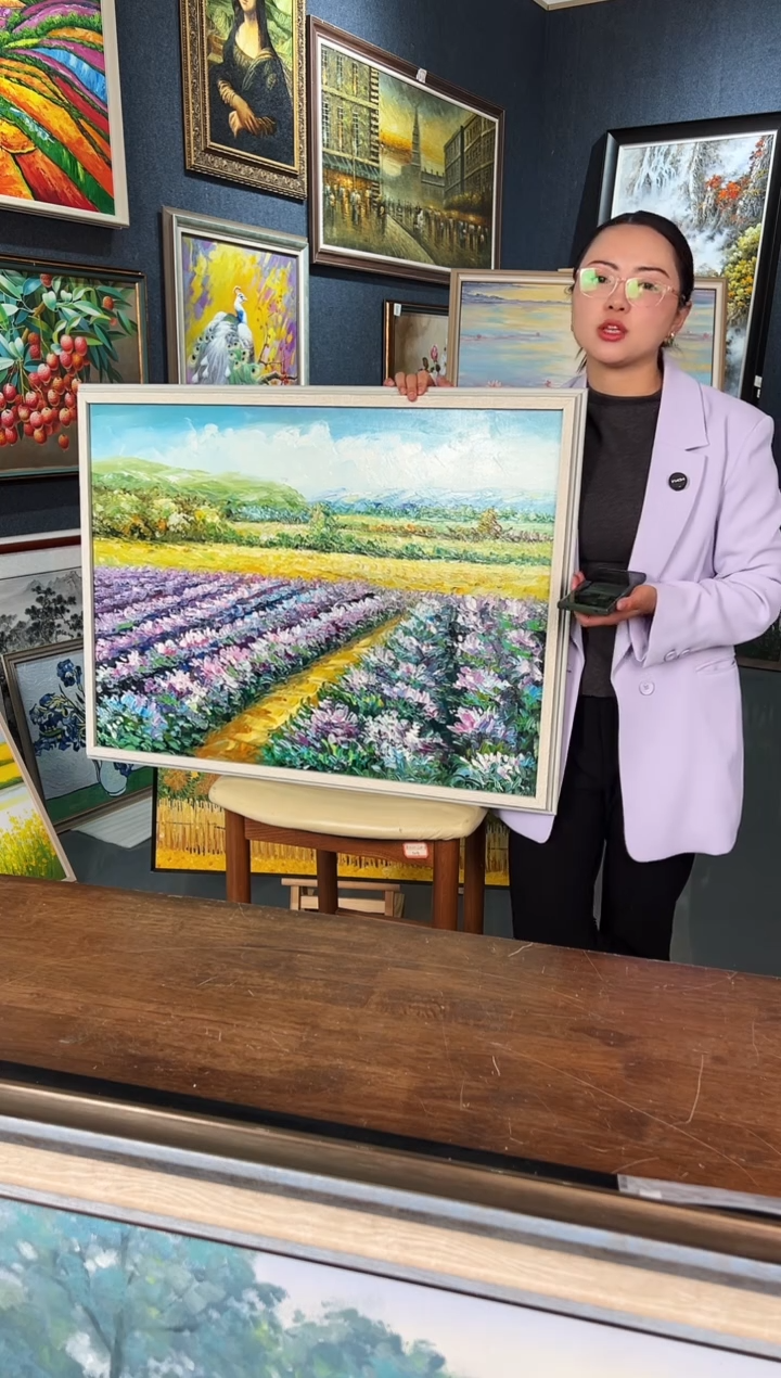 【闪购商品】油画10号 60*80田园-手绘油画