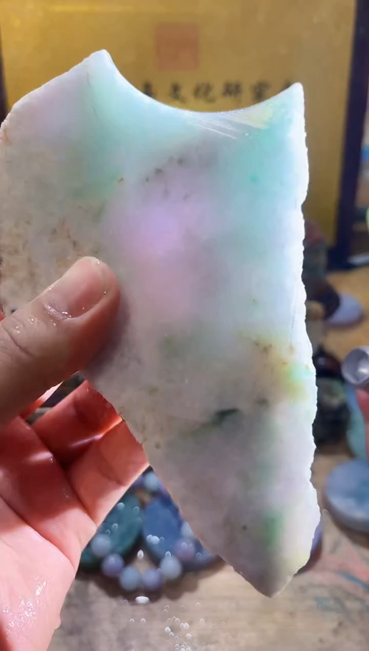 未镶嵌挂件翡翠A货常星7695