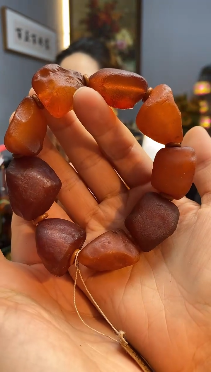 手链琥珀未镶嵌手串