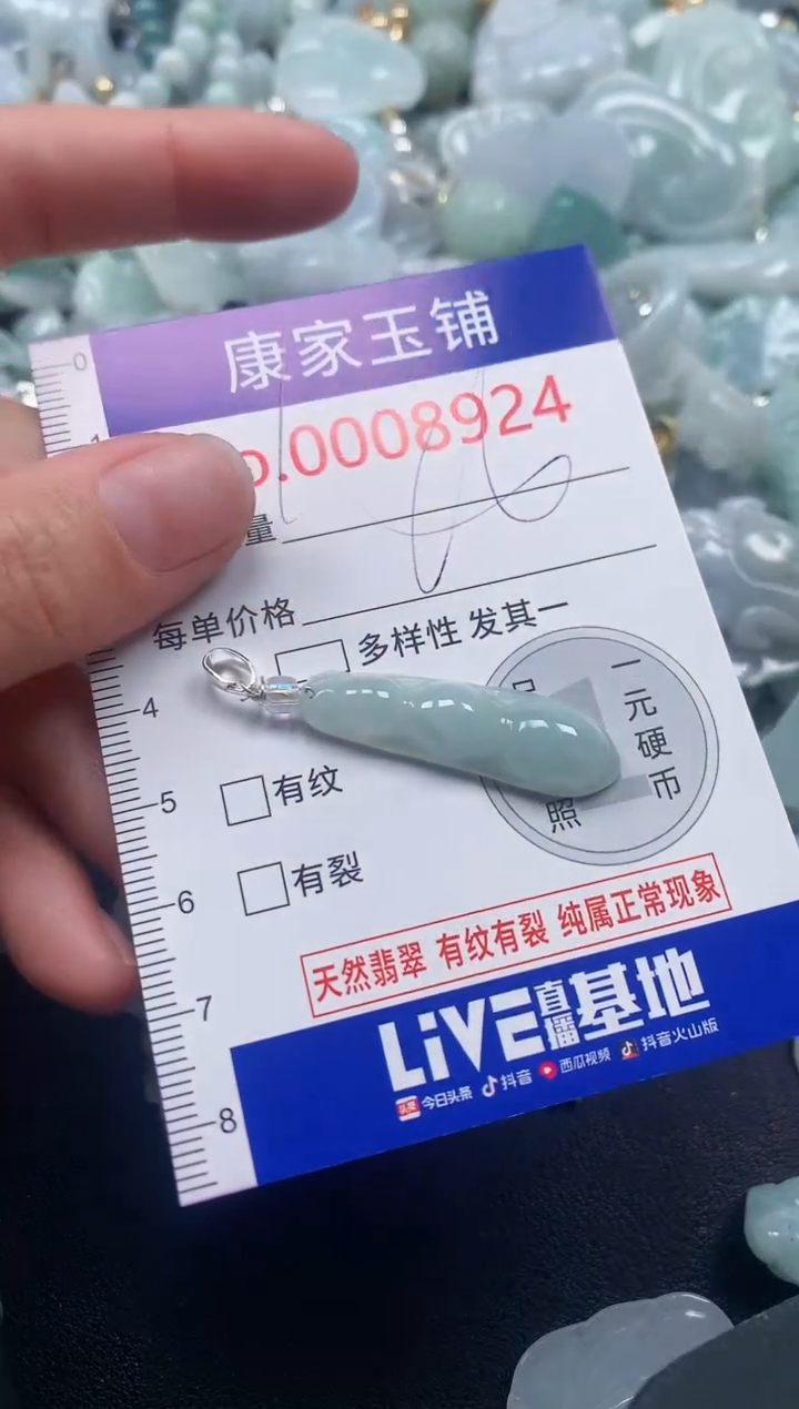 颈饰未镶嵌翡翠8924