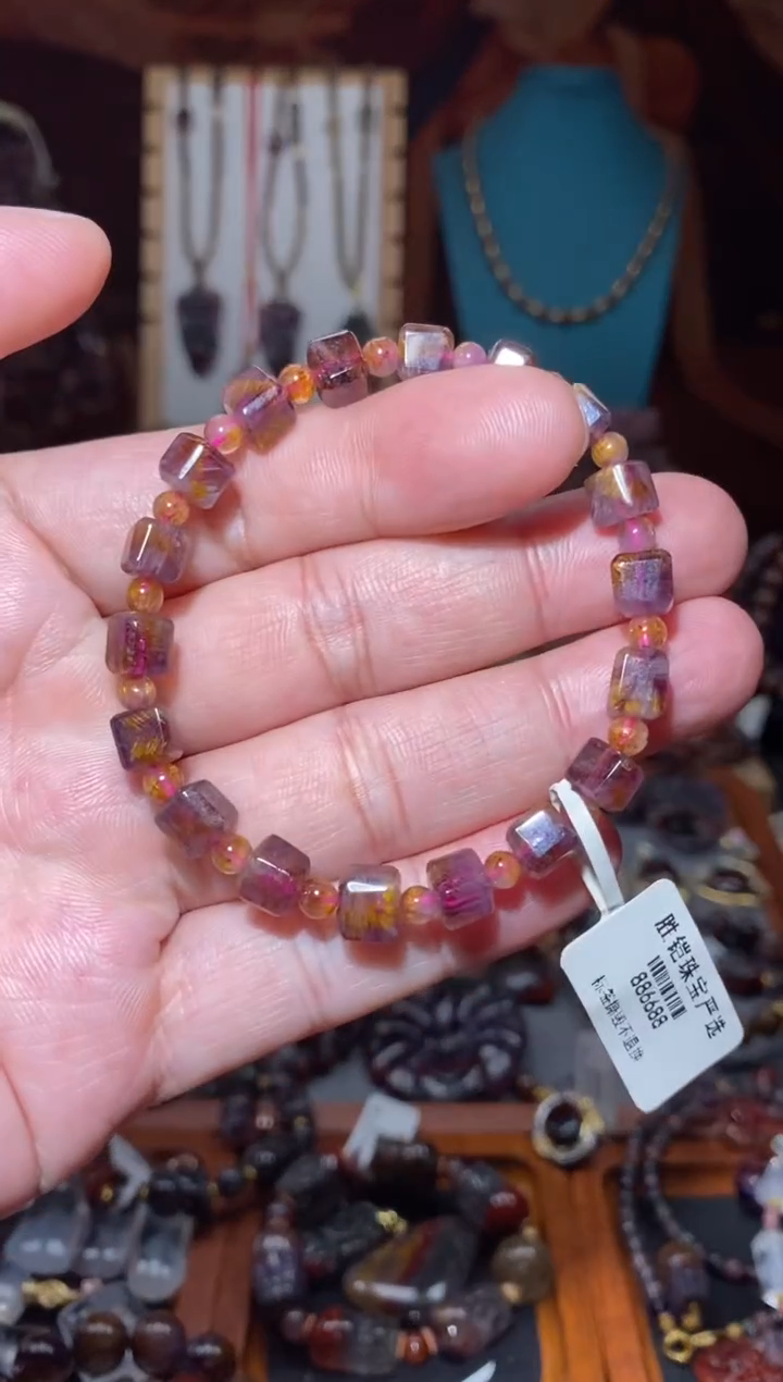 【闪购商品】水晶手串未镶嵌极光23