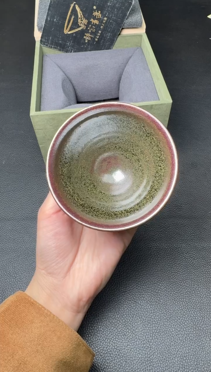 【闪购商品】茶盏建盏故事许杰龙窑柴烧91