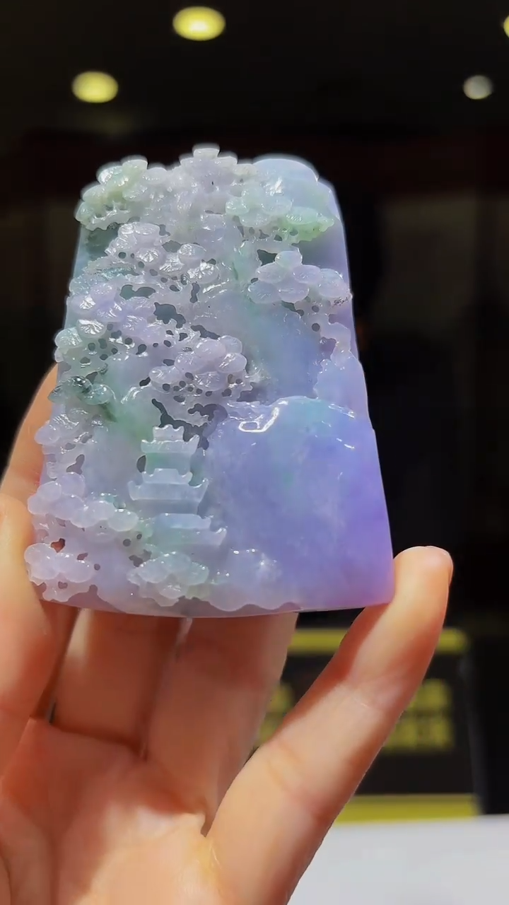 未镶嵌定制翡翠05/1230/YYY/山水