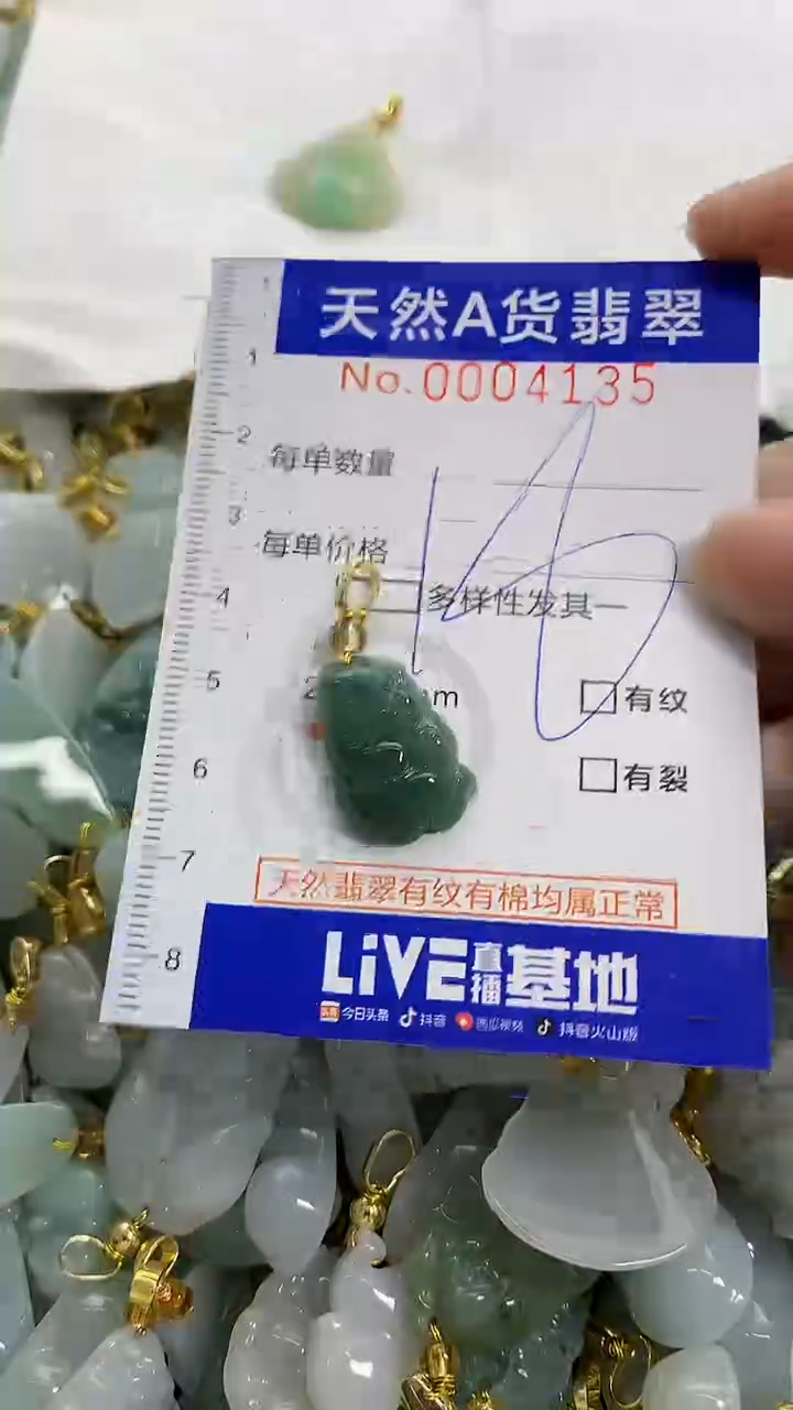 颈饰未镶嵌翡翠天然A货翡翠