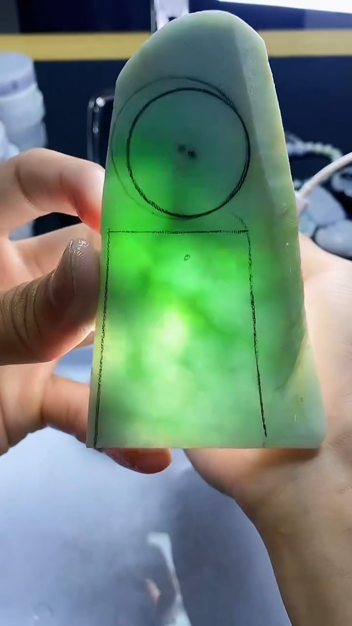 裸石翡翠缅甸天然A货1035