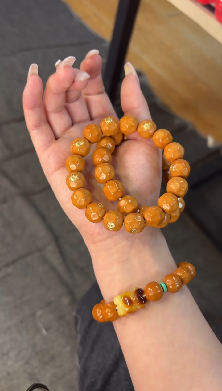 【闪购商品】菩提根/象牙果吊坠13mm全金标猴头单圈