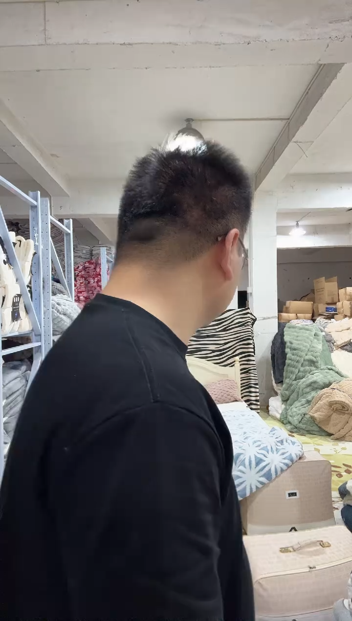 兔毛绿色【B高货兔兔被2x2.3米】外贸原单毛毯拍完现场打开看