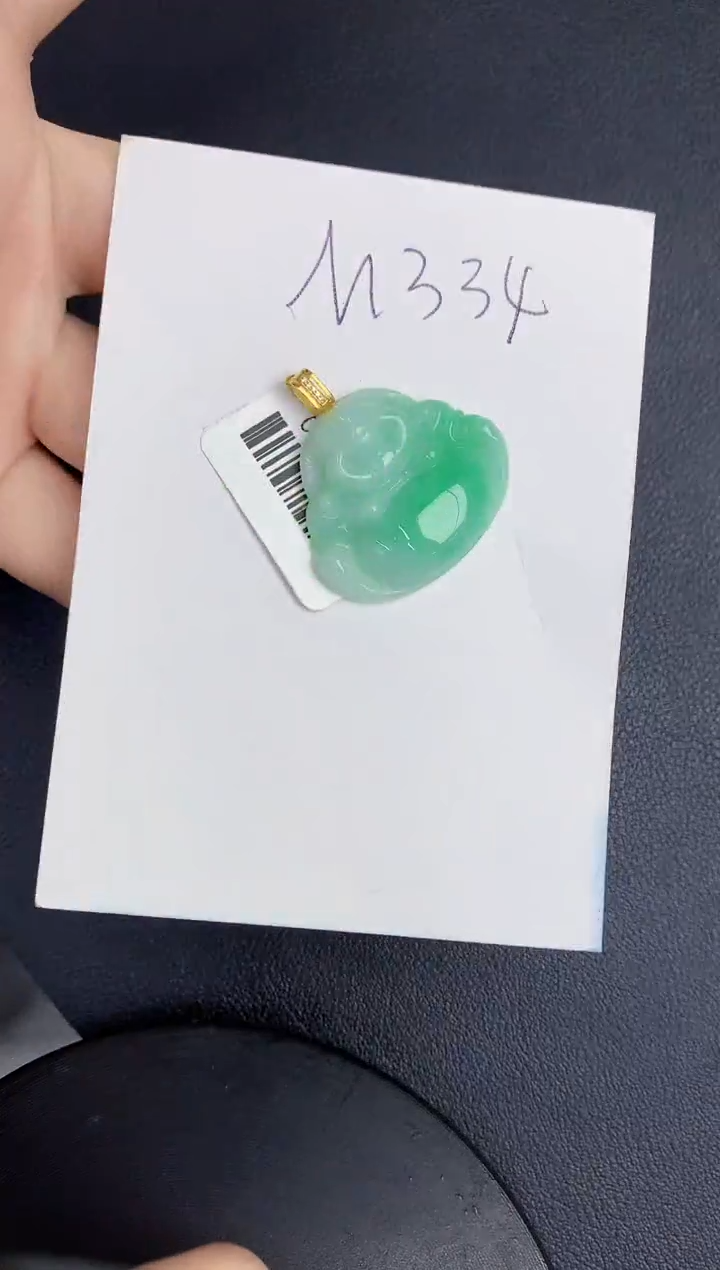 【闪购商品】翡翠颈饰18K金镶嵌00000000000