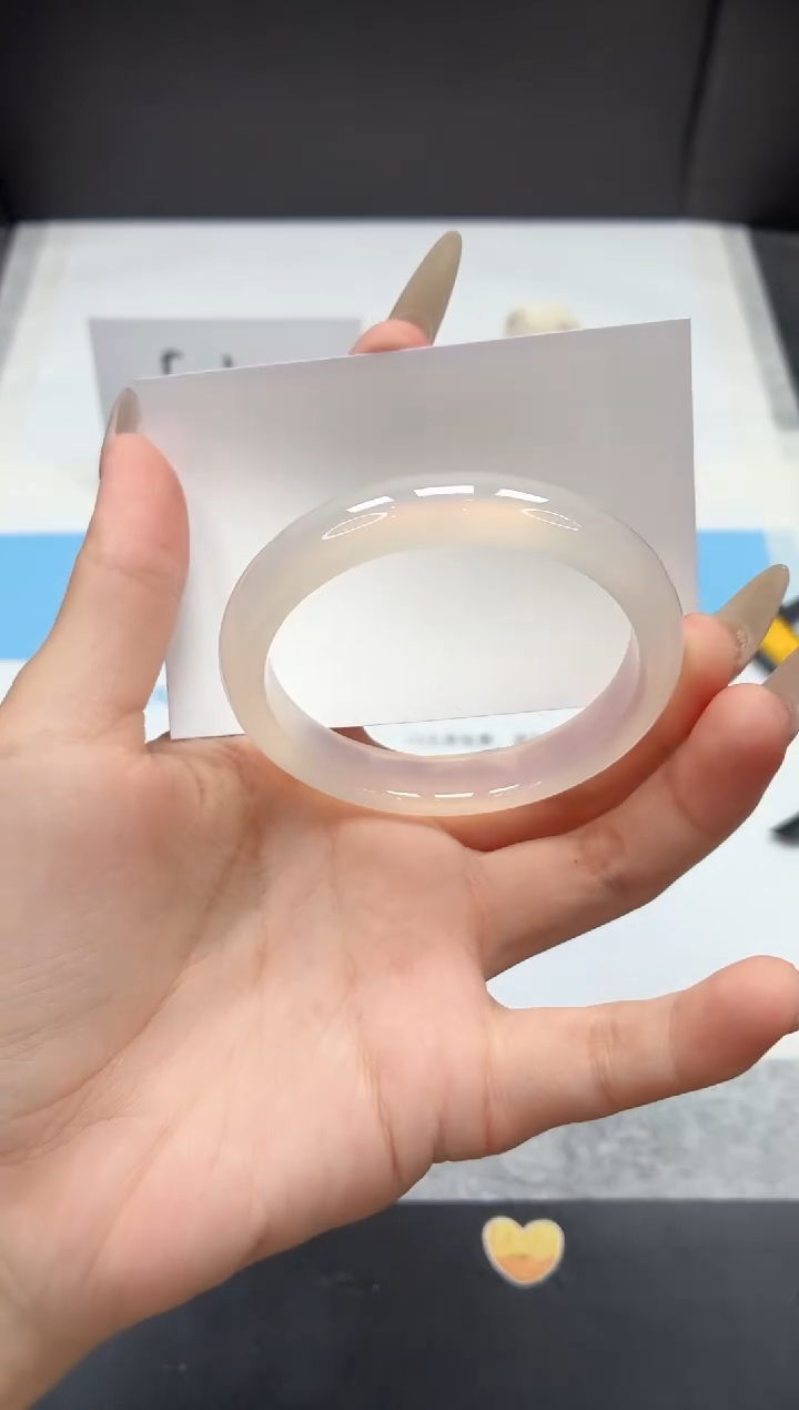 石英质玉手镯未镶嵌396/荔枝54.3