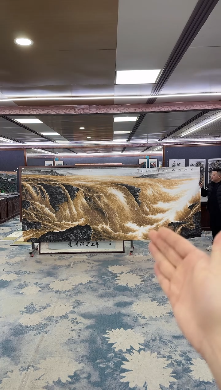 国画W-张伦玉-大丈二-山水国画