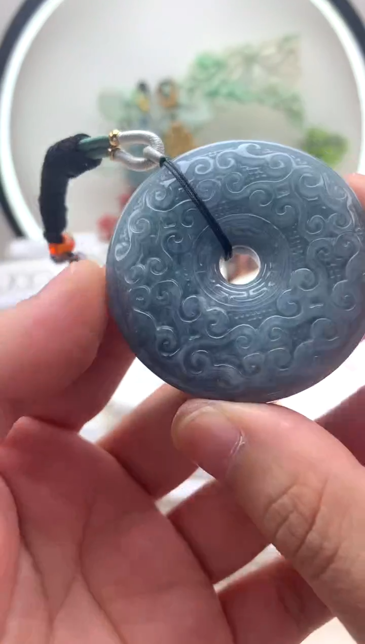 颈饰未镶嵌翡翠仿古扣子