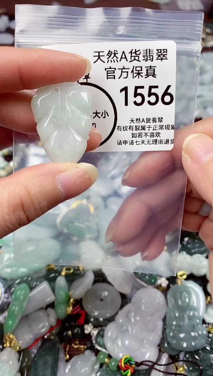 【闪购商品】翡翠颈饰未镶嵌天然A货翡翠1556