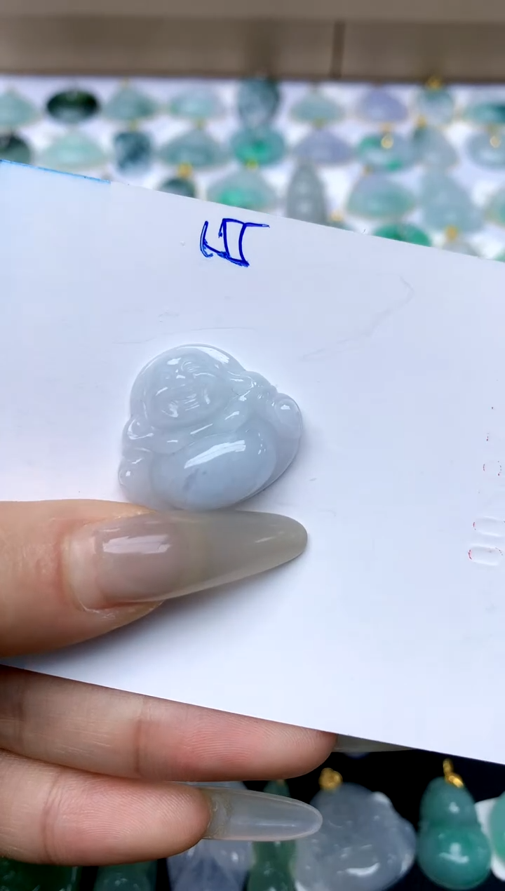 【闪购商品】翡翠颈饰未镶嵌天然A货翡翠