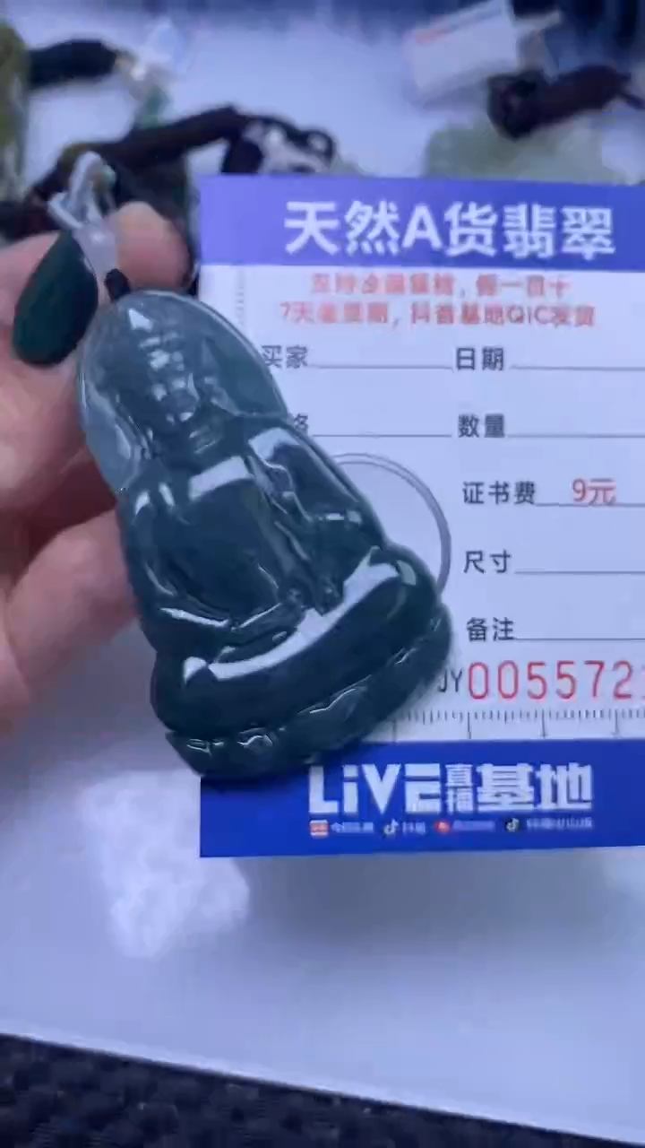 【闪购商品】翡翠颈饰未镶嵌A货翡翠5721