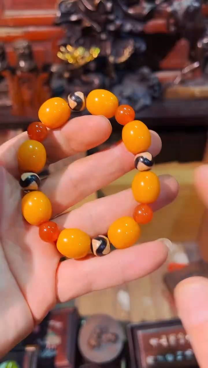 【闪购商品】蜜蜡颈饰未镶嵌安哥精选专属链接04404400052