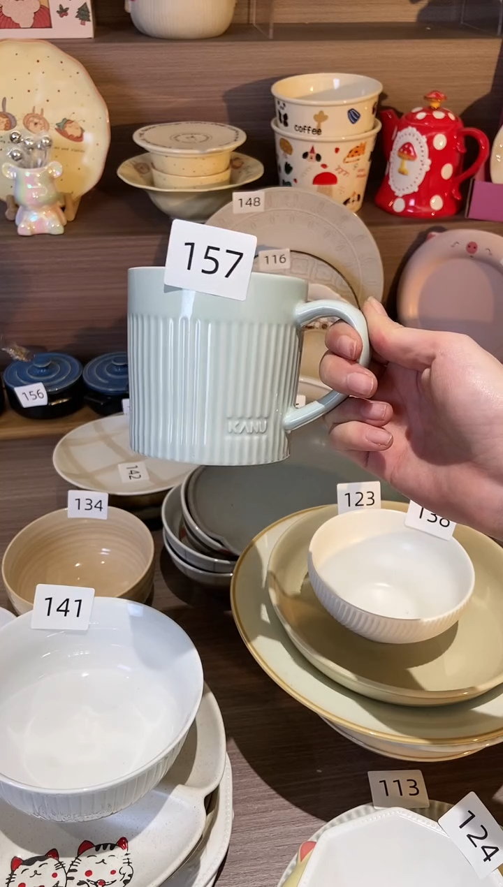 【闪购商品】瓷157清透绿杯 2个装 瑕疵