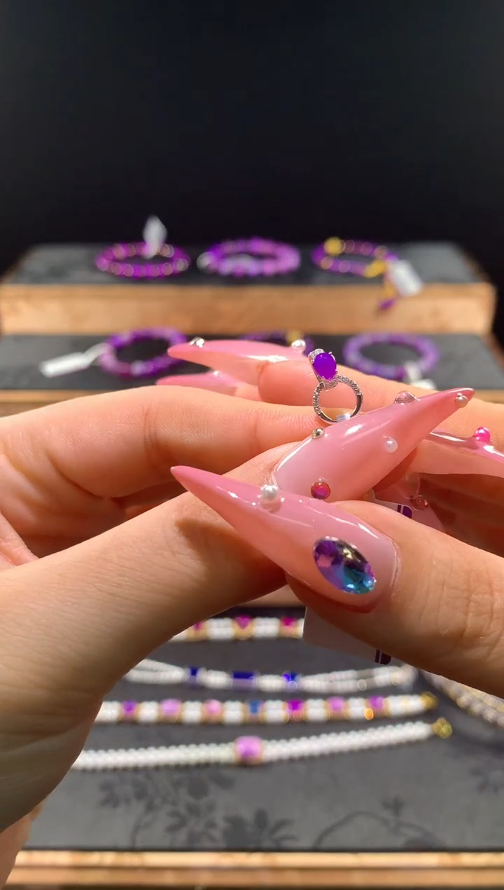 苏纪石（舒俱来）18K金镶嵌.扣头