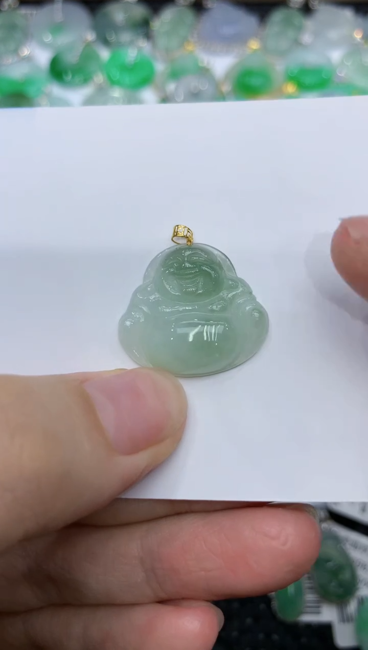 【闪购商品】翡翠颈饰18K金镶嵌11111111111