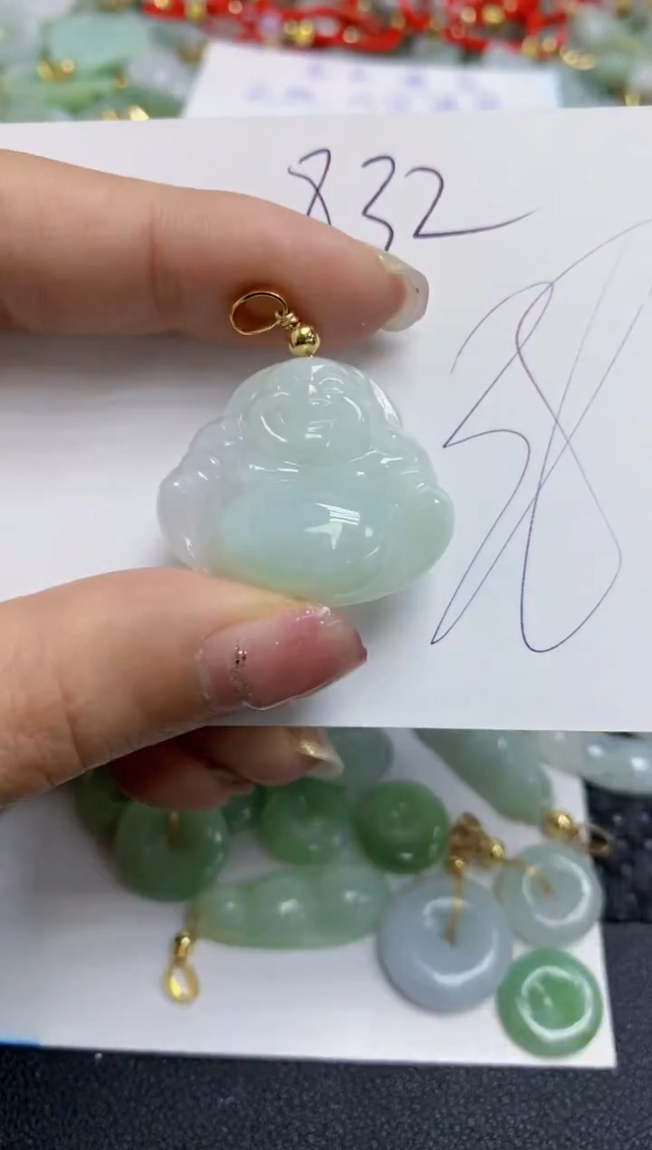 【闪购商品】翡翠颈饰合金天然翡翠A货