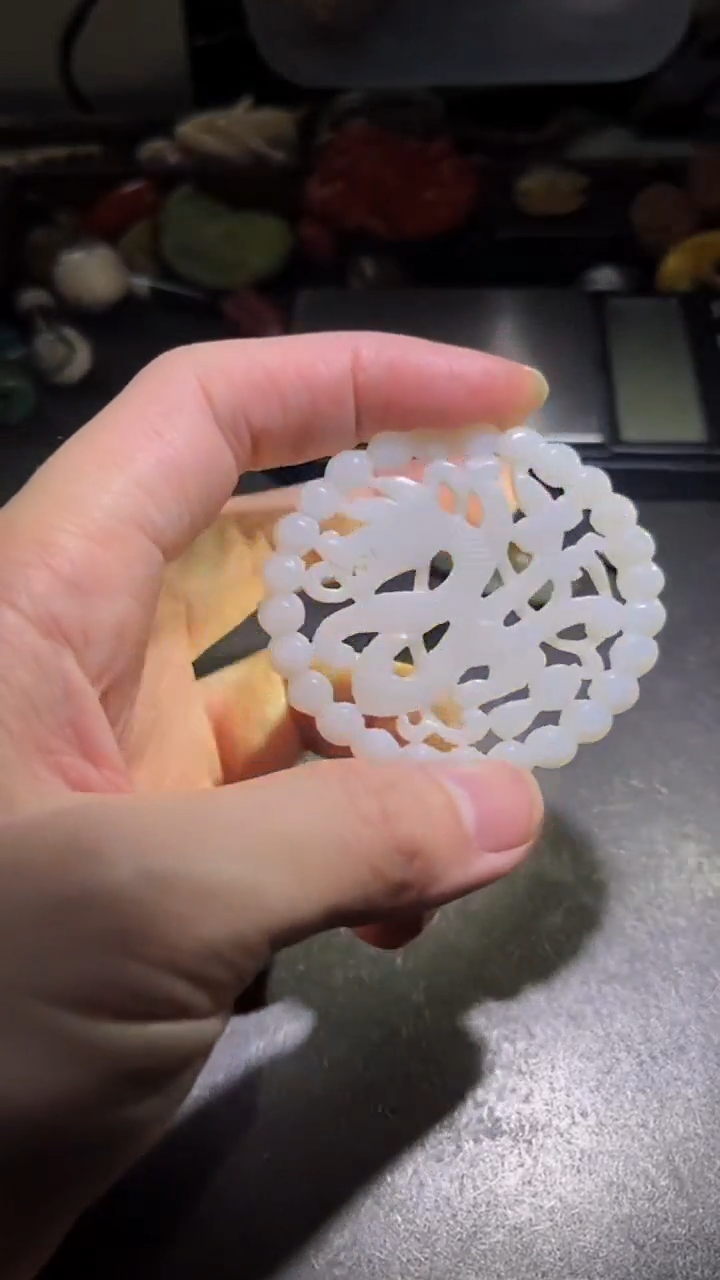 颈饰未镶嵌和田玉pz1225-47玉佩