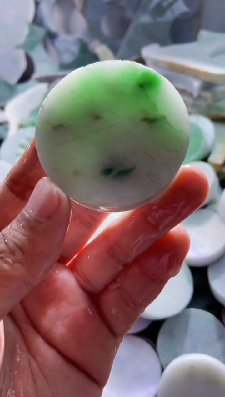 翡翠裸石天然A货翡翠