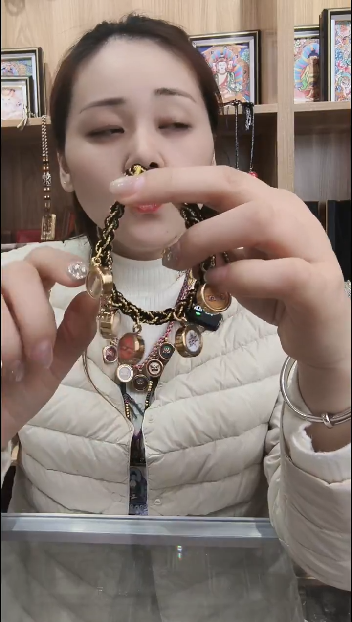 手链五路 纯手绘唐卡（非质量问题 不退不换）