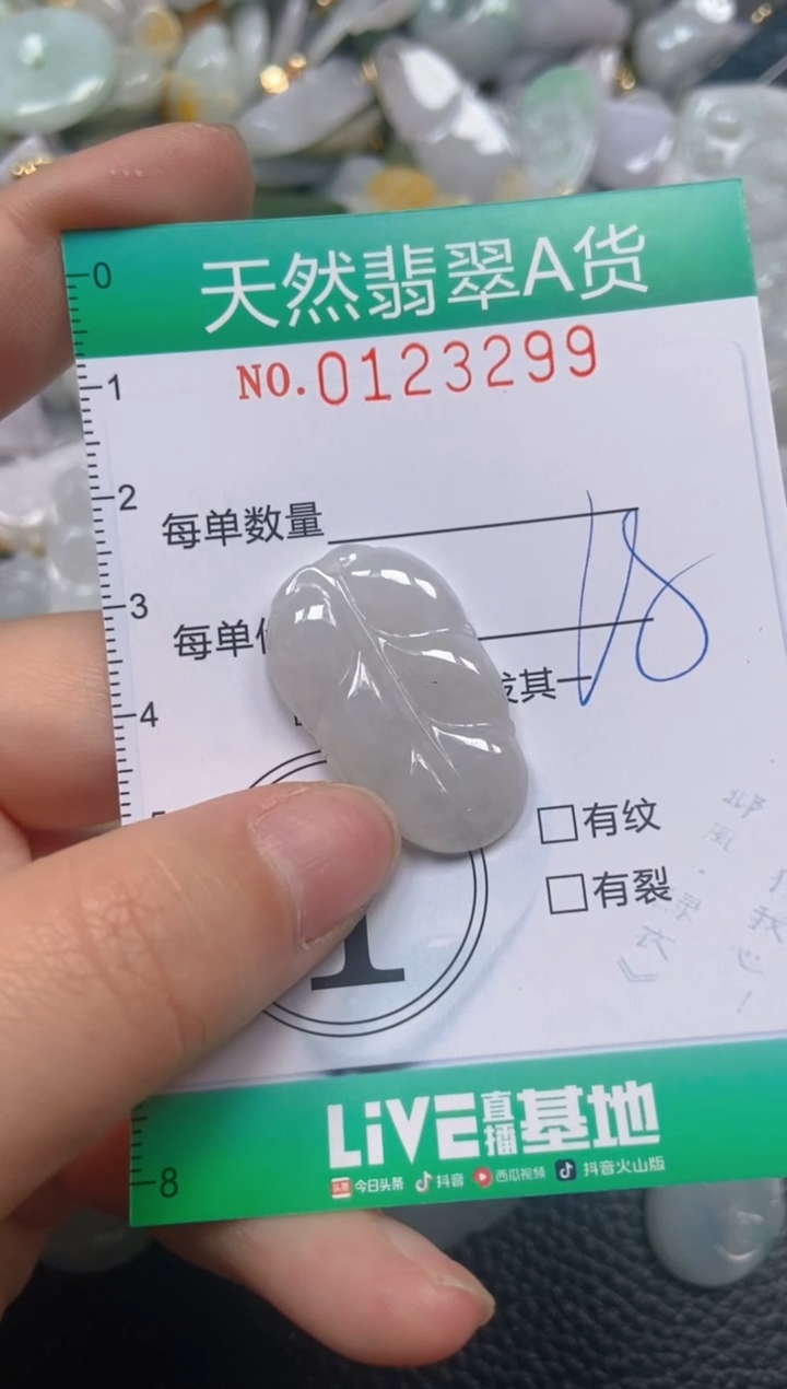 翡翠未镶嵌颈饰闪购0123299