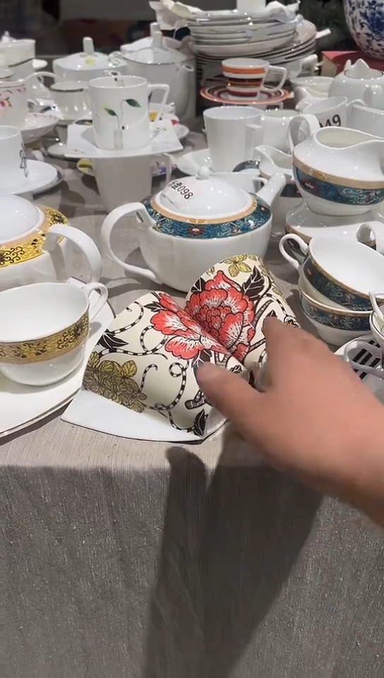 骨瓷杯子2个隆达骨瓷