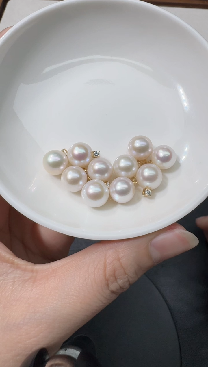 【闪购商品】淡水珍珠吊坠18K金镶嵌H0221-S523-143