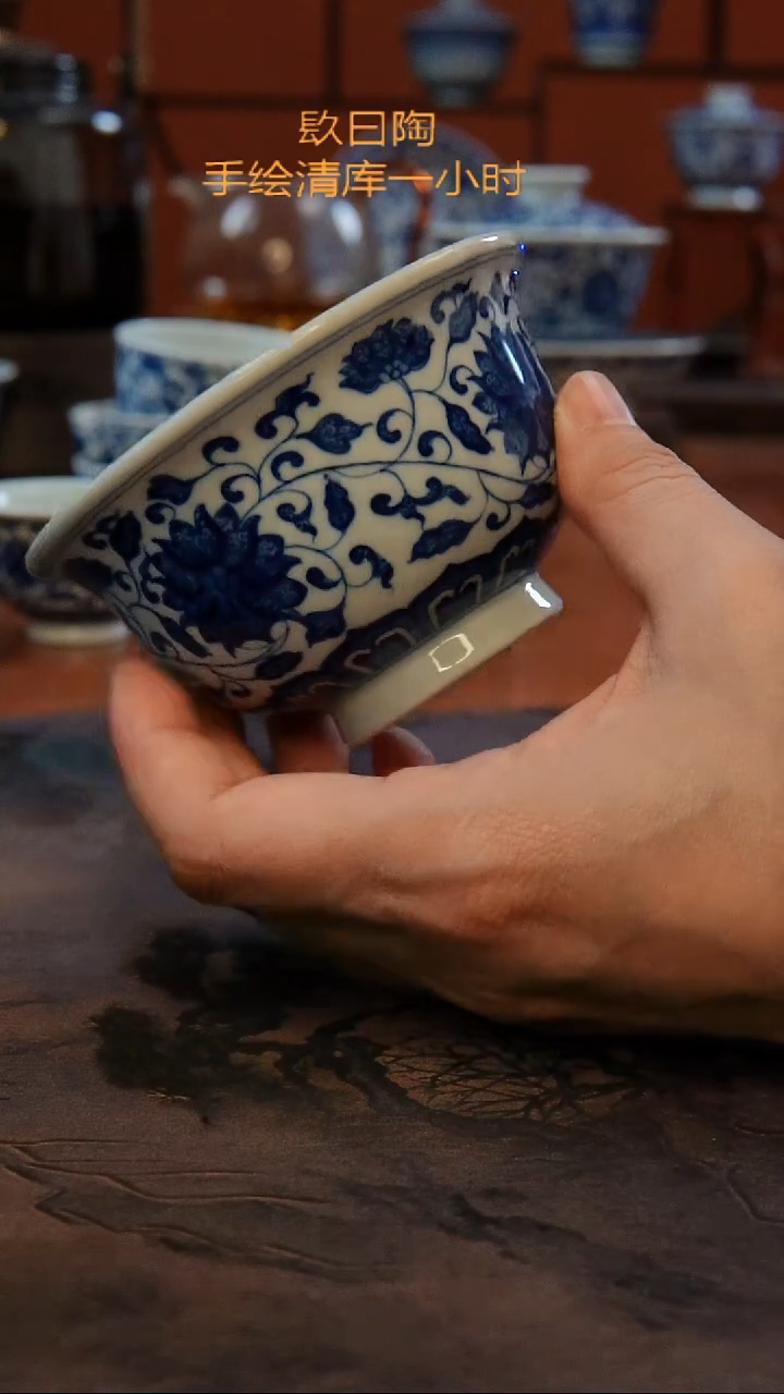 镹曰陶直播间手工手绘茶具