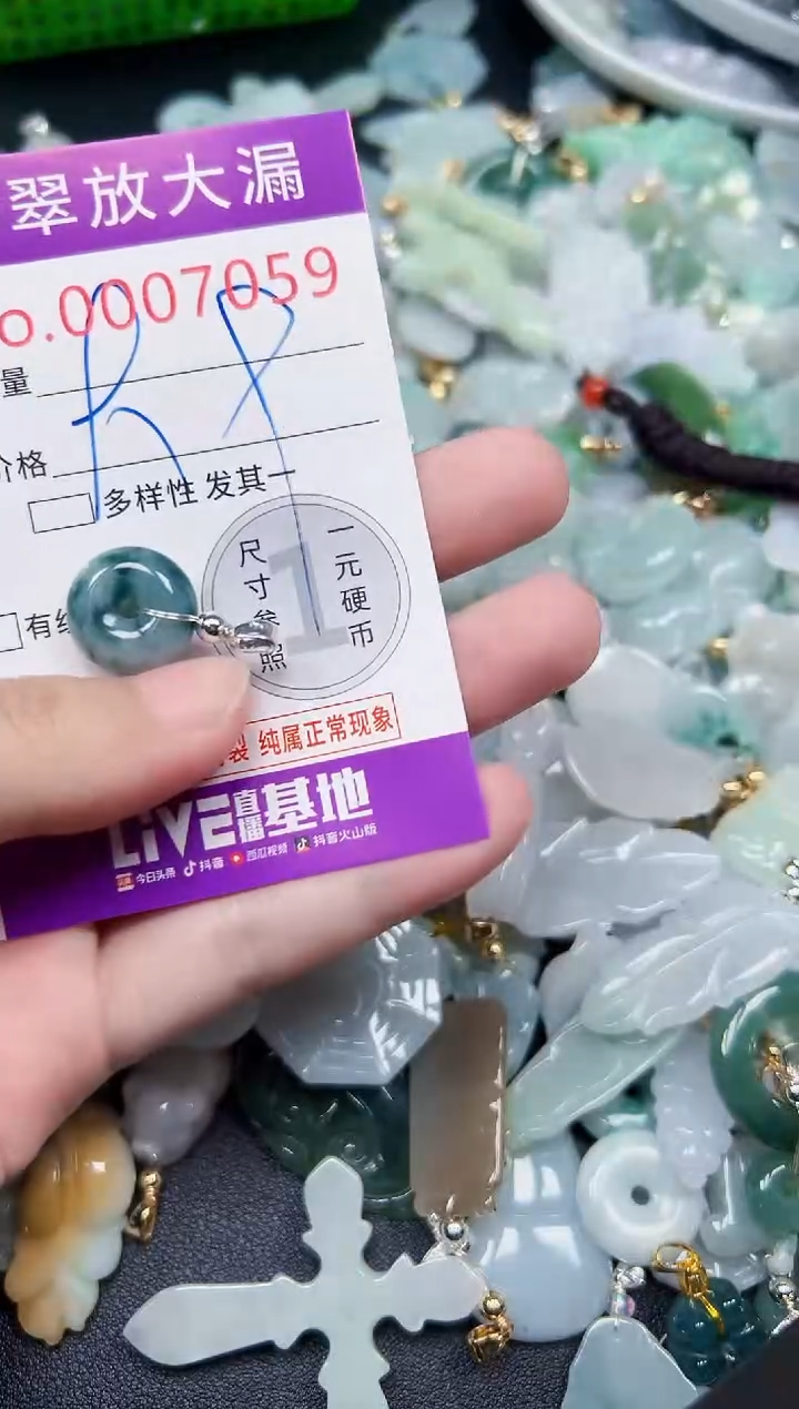 颈饰未镶嵌翡翠7059