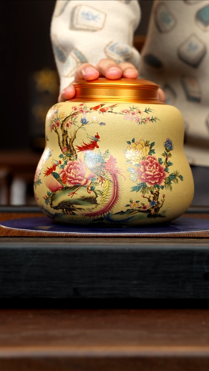 【闪购商品】紫砂茶壶团团紫砂精选茶叶罐