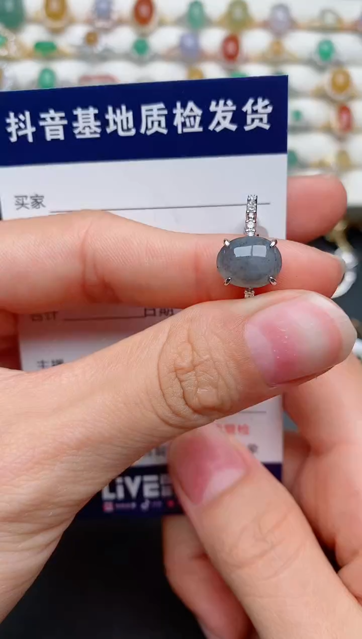 【闪购商品】翡翠戒指银S925镶嵌...........